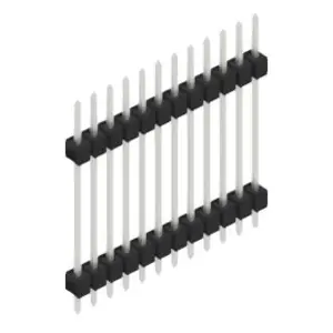 Must-Have Stiftleiste, 12-polig, RM 2.54 mm, gerade, schwarz, 10056814