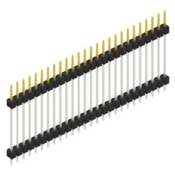 Stiftleiste, 26-polig, RM 2.54 mm, gerade, schwarz, SL522326S Schneller Versand