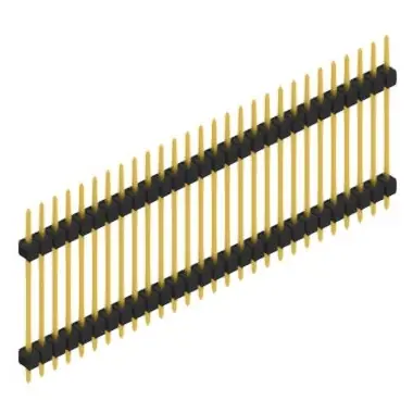 Kracherpreis Stiftleiste, 28-polig, RM 2.54 mm, gerade, schwarz, SL522328G