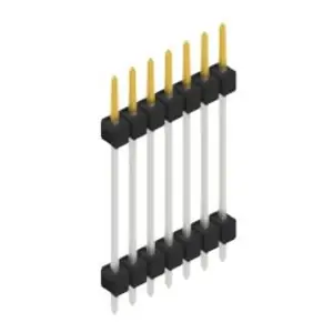 Stiftleiste, 7-polig, RM 2.54 mm, gerade, schwarz, SL52237S Saisonangebot