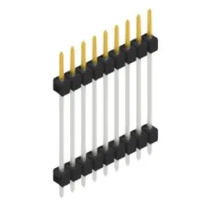 Stiftleiste, 9-polig, RM 2.54 mm, gerade, schwarz, SL52239S Online Kaufen