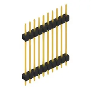 Stiftleiste, 10-polig, RM 2.54 mm, gerade, schwarz, 10056853 Wochenendangebot