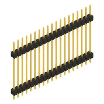 Versand Am Gleichen Tag Stiftleiste, 19-polig, RM 2.54 mm, gerade, schwarz, 10056864