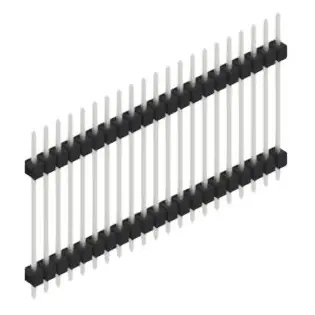 Finale Aktion Stiftleiste, 21-polig, RM 2.54 mm, gerade, schwarz, SL523721Z