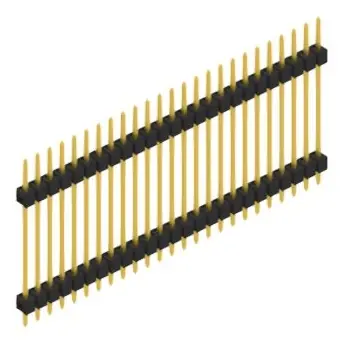 Stiftleiste, 25-polig, RM 2.54 mm, gerade, schwarz, 10056870 Finale Aktion
