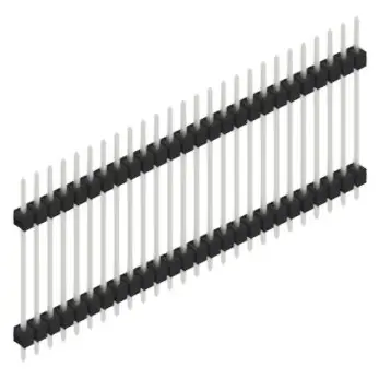 Stiftleiste, 26-polig, RM 2.54 mm, gerade, schwarz, 10080319 Begrenztes Angebot