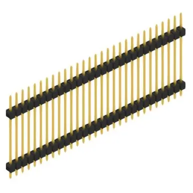 Stiftleiste, 29-polig, RM 2.54 mm, gerade, schwarz, SL523729G Echt