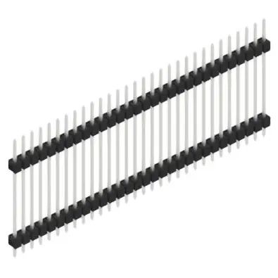 Sonderangebot Stiftleiste, 30-polig, RM 2.54 mm, gerade, schwarz, 10056872