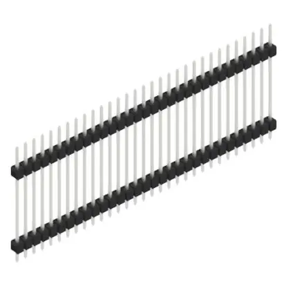 Beliebt Stiftleiste, 31-polig, RM 2.54 mm, gerade, schwarz, SL523731Z
