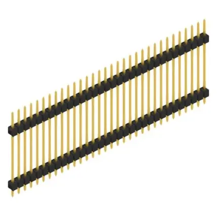 Stiftleiste, 32-polig, RM 2.54 mm, gerade, schwarz, 10056873 Begrenztes Angebot