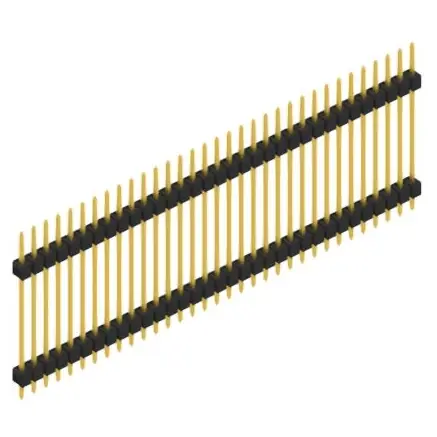 Knallerangebot Stiftleiste, 33-polig, RM 2.54 mm, gerade, schwarz, SL523733G