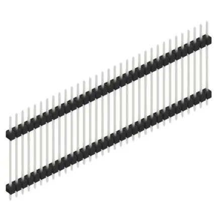 Sichere Zahlung Stiftleiste, 33-polig, RM 2.54 mm, gerade, schwarz, SL523733Z