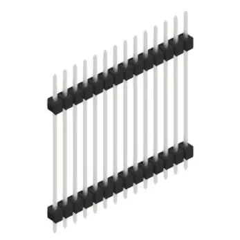 Stiftleiste, 14-polig, RM 2.54 mm, gerade, schwarz, 10056905 Begrenztes Angebot