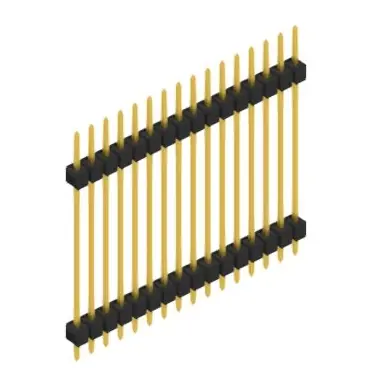 Bestpreis Stiftleiste, 16-polig, RM 2.54 mm, gerade, schwarz, SL528516G