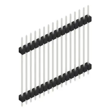 Stiftleiste, 16-polig, RM 2.54 mm, gerade, schwarz, 10056908 Letzte Chance