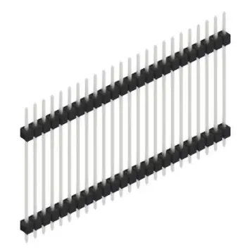 Abverkauf Stiftleiste, 24-polig, RM 2.54 mm, gerade, schwarz, SL528524Z