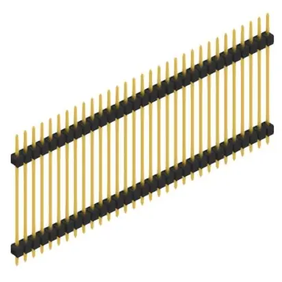 Super-Preis Stiftleiste, 31-polig, RM 2.54 mm, gerade, schwarz, SL528531G