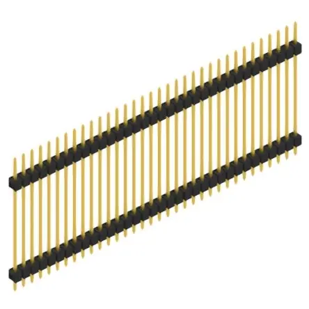 Sichere Zahlung Stiftleiste, 34-polig, RM 2.54 mm, gerade, schwarz, SL528534G