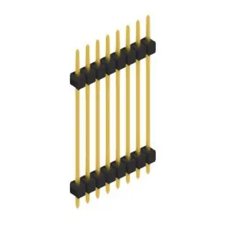 Top-Angebot Stiftleiste, 8-polig, RM 2.54 mm, gerade, schwarz, SL52858G