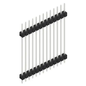 Nur Heute Stiftleiste, 13-polig, RM 2.54 mm, gerade, schwarz, 10133195