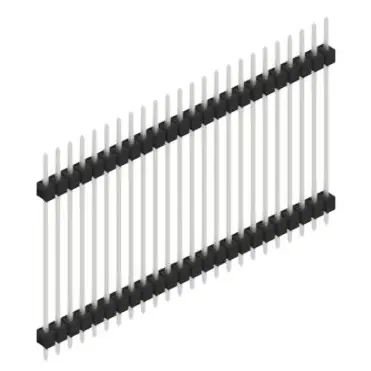 Stiftleiste, 24-polig, RM 2.54 mm, gerade, schwarz, 10056949 Jetzt Bestellen