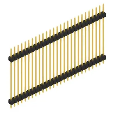 Solange Der Vorrat Reicht Stiftleiste, 27-polig, RM 2.54 mm, gerade, schwarz, SL531527G