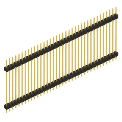 Stiftleiste, 36-polig, RM 2.54 mm, gerade, schwarz, 10056953 Begrenztes Angebot