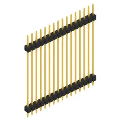 Preiswert Stiftleiste, 16-polig, RM 2.54 mm, gerade, schwarz, SL536016G