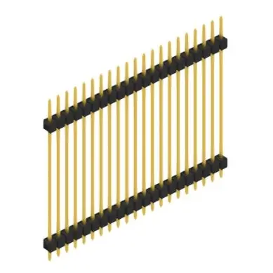 Stiftleiste, 21-polig, RM 2.54 mm, gerade, schwarz, SL536021G Must-Have