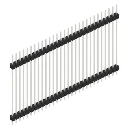 Sofort Bestellen Stiftleiste, 29-polig, RM 2.54 mm, gerade, schwarz, SL536029Z