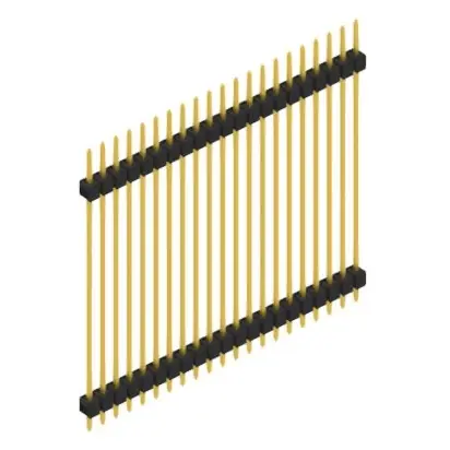 Stiftleiste, 21-polig, RM 2.54 mm, gerade, schwarz, SL541521G Top-Angebot