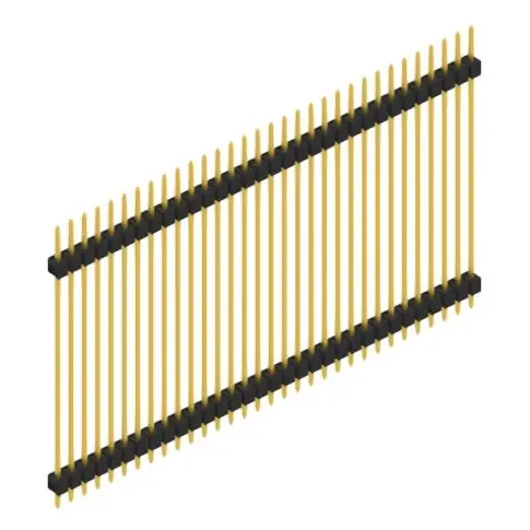 Sonderaktion Stiftleiste, 32-polig, RM 2.54 mm, gerade, schwarz, SL541532G