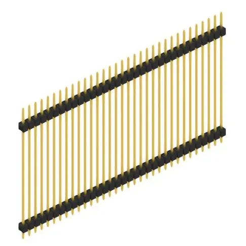 Stiftleiste, 33-polig, RM 2.54 mm, gerade, schwarz, SL541533G Saisonangebot