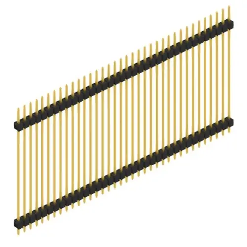 Solange Der Vorrat Reicht Stiftleiste, 36-polig, RM 2.54 mm, gerade, schwarz, 10057008