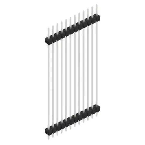 Angebot Stiftleiste, 12-polig, RM 2.54 mm, gerade, schwarz, 10057027