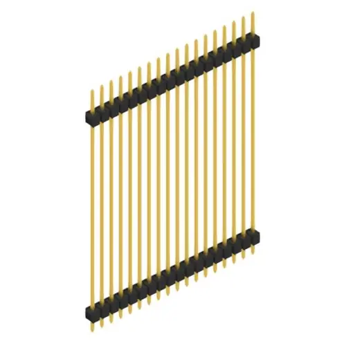Stiftleiste, 18-polig, RM 2.54 mm, gerade, schwarz, SL552518G Must-Have