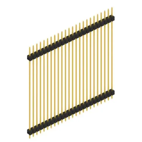 Ausverkauf Stiftleiste, 24-polig, RM 2.54 mm, gerade, schwarz, SL552524G