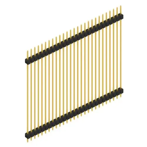 Stiftleiste, 27-polig, RM 2.54 mm, gerade, schwarz, SL552527G Markenware