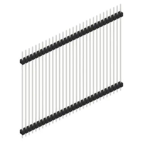 Stiftleiste, 30-polig, RM 2.54 mm, gerade, schwarz, SL552530Z Bestpreis