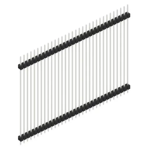 Rabatt Stiftleiste, 32-polig, RM 2.54 mm, gerade, schwarz, SL552532Z