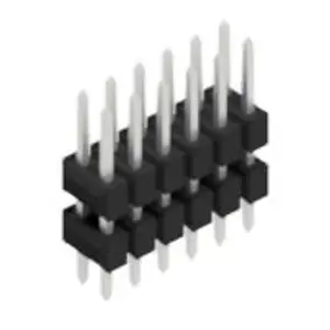 Stiftleiste, 12-polig, RM 2.54 mm, gerade, schwarz, 10057053 Kostenloser Rückversand