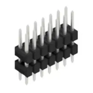 Stiftleiste, 14-polig, RM 2.54 mm, gerade, schwarz, 10057055 Günstig