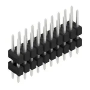 Letzte Chance Stiftleiste, 20-polig, RM 2.54 mm, gerade, schwarz, 10057063