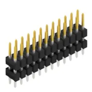 Stiftleiste, 24-polig, RM 2.54 mm, gerade, schwarz, 10057066 Super-Preis