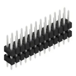 Markenware Stiftleiste, 26-polig, RM 2.54 mm, gerade, schwarz, 10057070