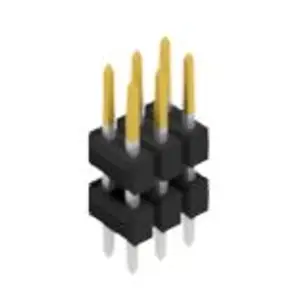 Stiftleiste, 6-polig, RM 2.54 mm, gerade, schwarz, 10057044 Jetzt Bestellen