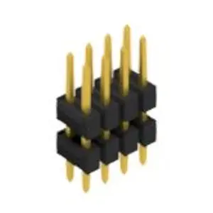 Stiftleiste, 8-polig, RM 2.54 mm, gerade, schwarz, 10057047 Zertifiziert