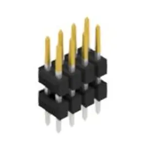 Stiftleiste, 8-polig, RM 2.54 mm, gerade, schwarz, SL60718S Knallerangebot