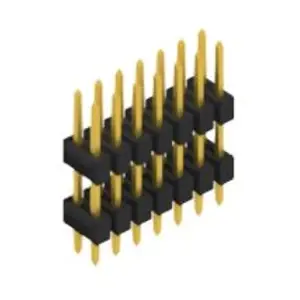 Stiftleiste, 14-polig, RM 2.54 mm, gerade, schwarz, 10057116 Begrenztes Angebot