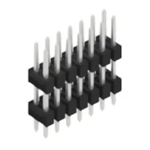 Letzte Chance Stiftleiste, 14-polig, RM 2.54 mm, gerade, schwarz, 10057117